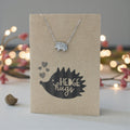 Hedgehog Pendant & Chain - Card 530