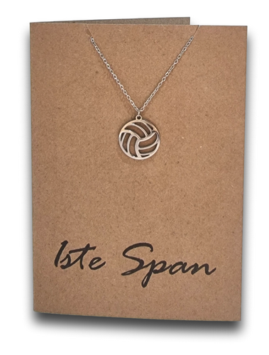 Netball Pendant and Chain - Card 532