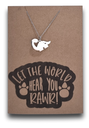 Dino Pendant and Chain - Card 542