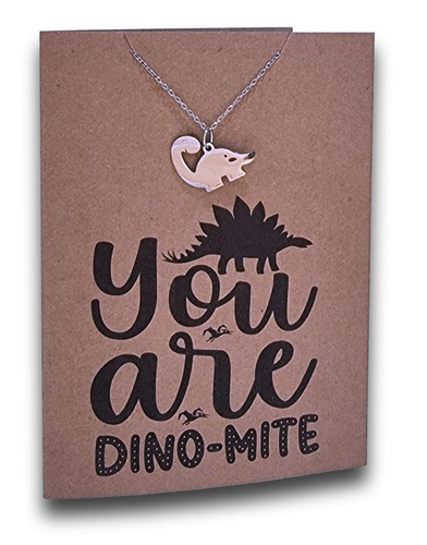 Dino Pendant and Chain - Card 543
