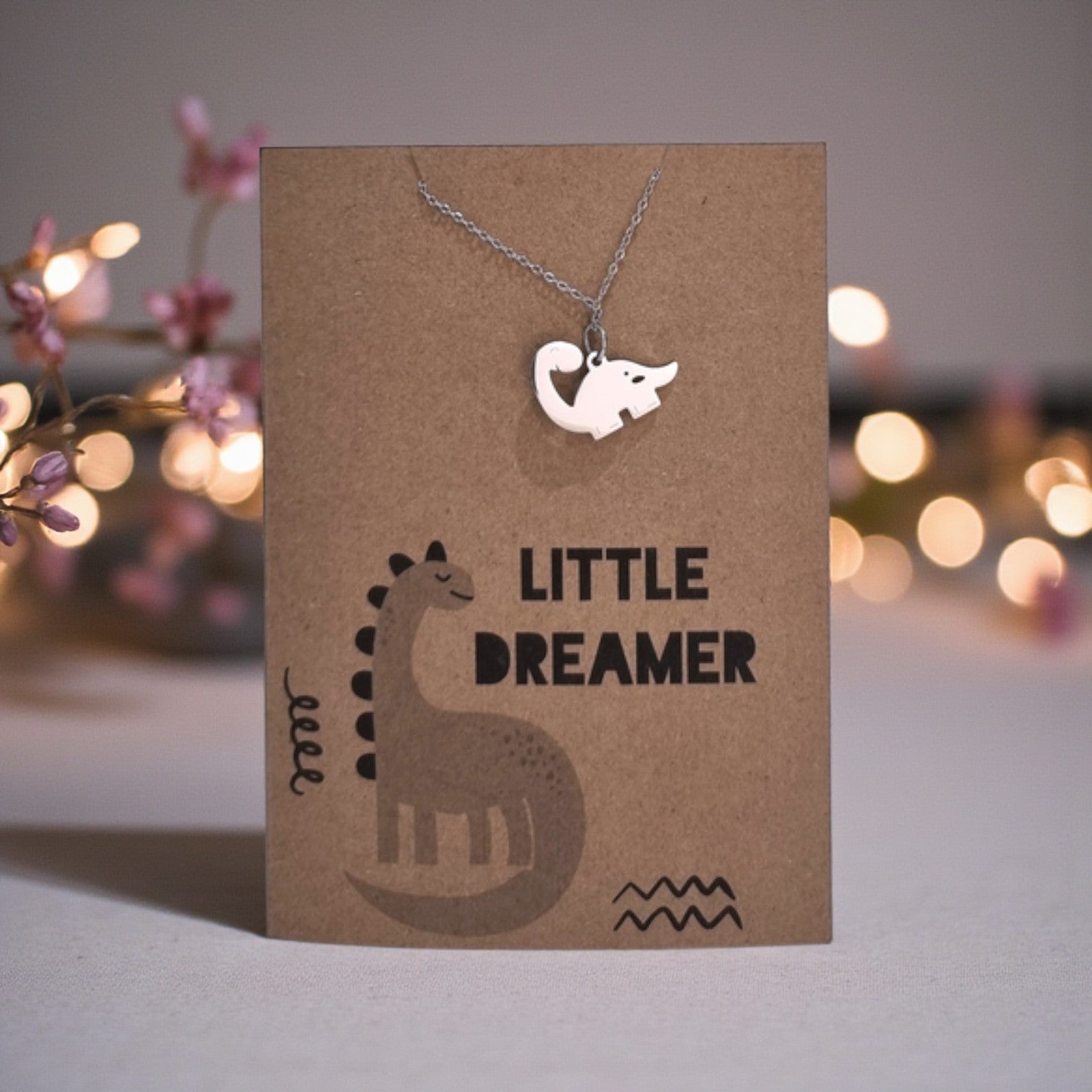 Dino Pendant and Chain - Card 545