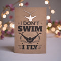 Swim Pendant and Chain - Card 550