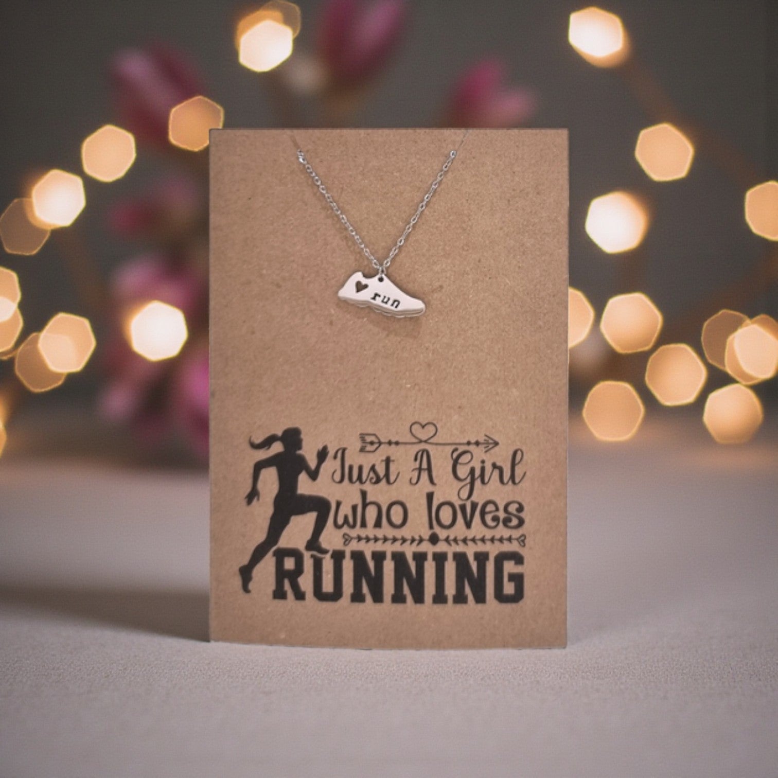 Run Pendant and Chain - Card 559