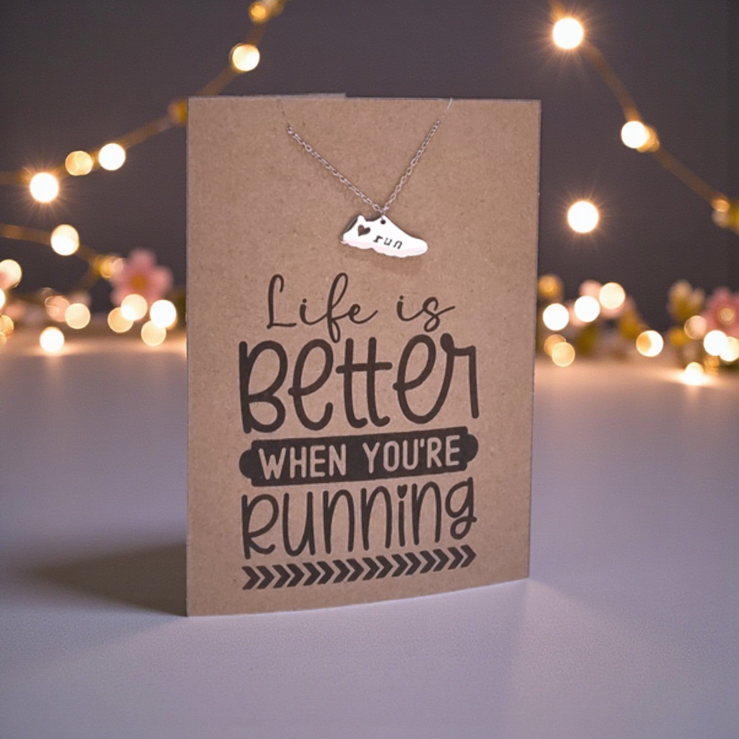 Run Pendant and Chain - Card 562
