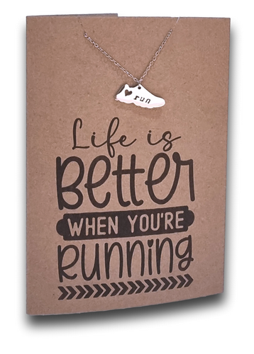 Run Pendant and Chain - Card 562