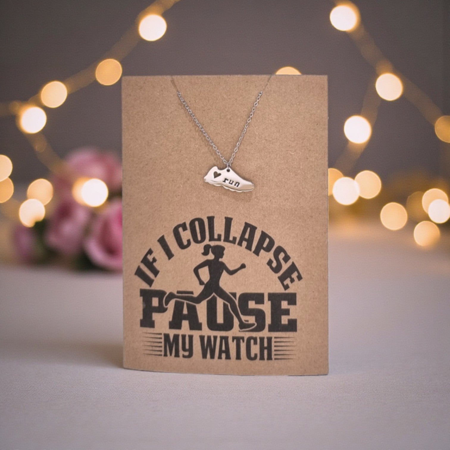 Run Pendant and Chain - Card 563