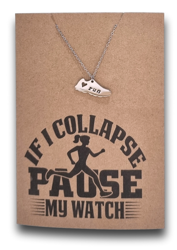 Run Pendant and Chain - Card 563