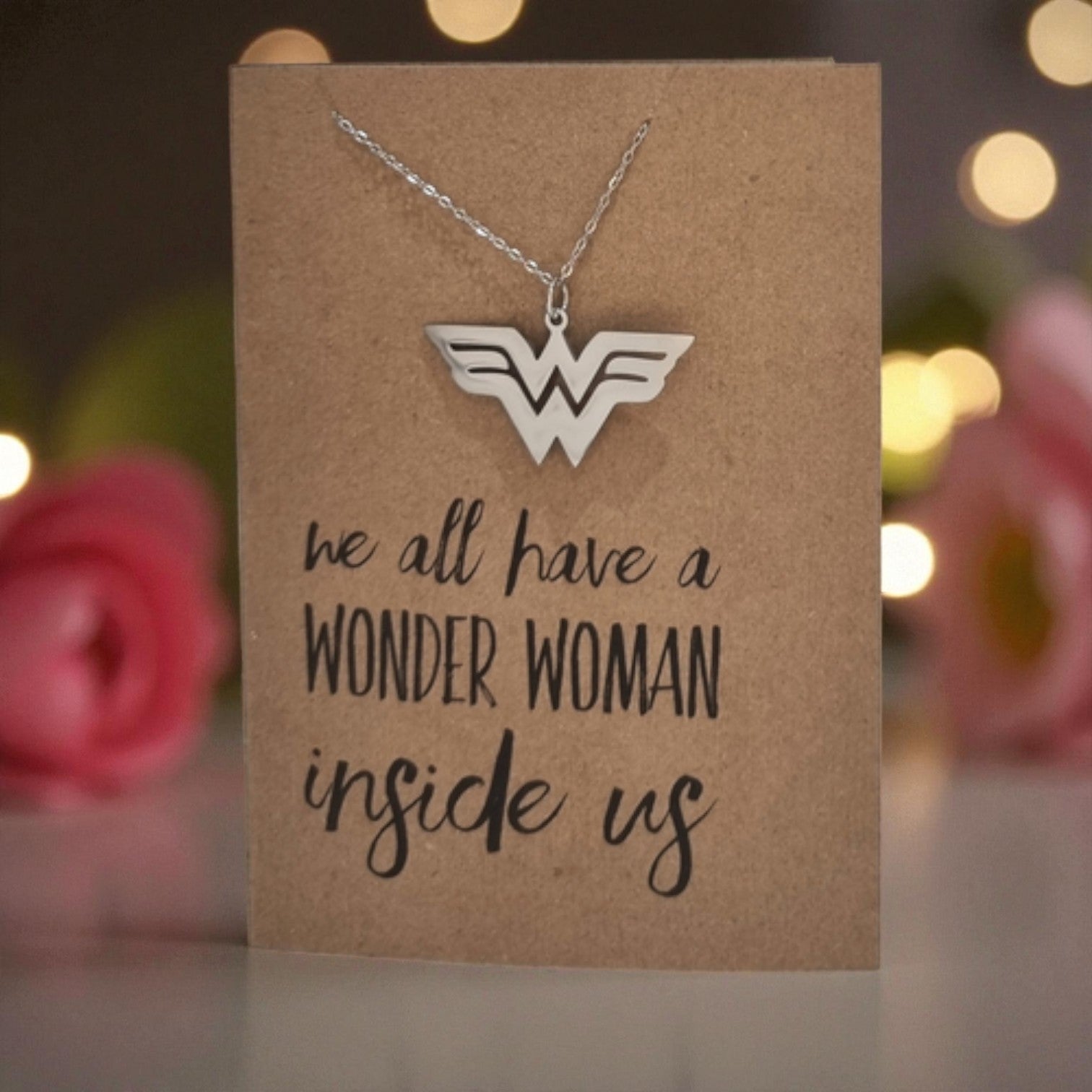 Wonder Woman Pendant and Chain - Card 569