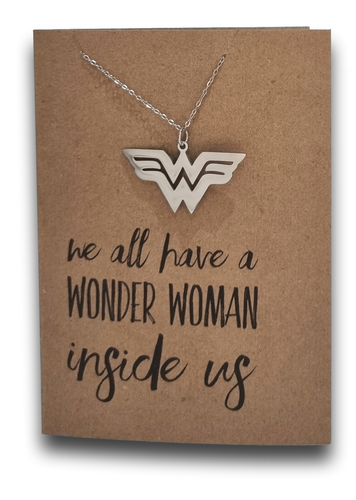 Wonder Woman Pendant and Chain - Card 569