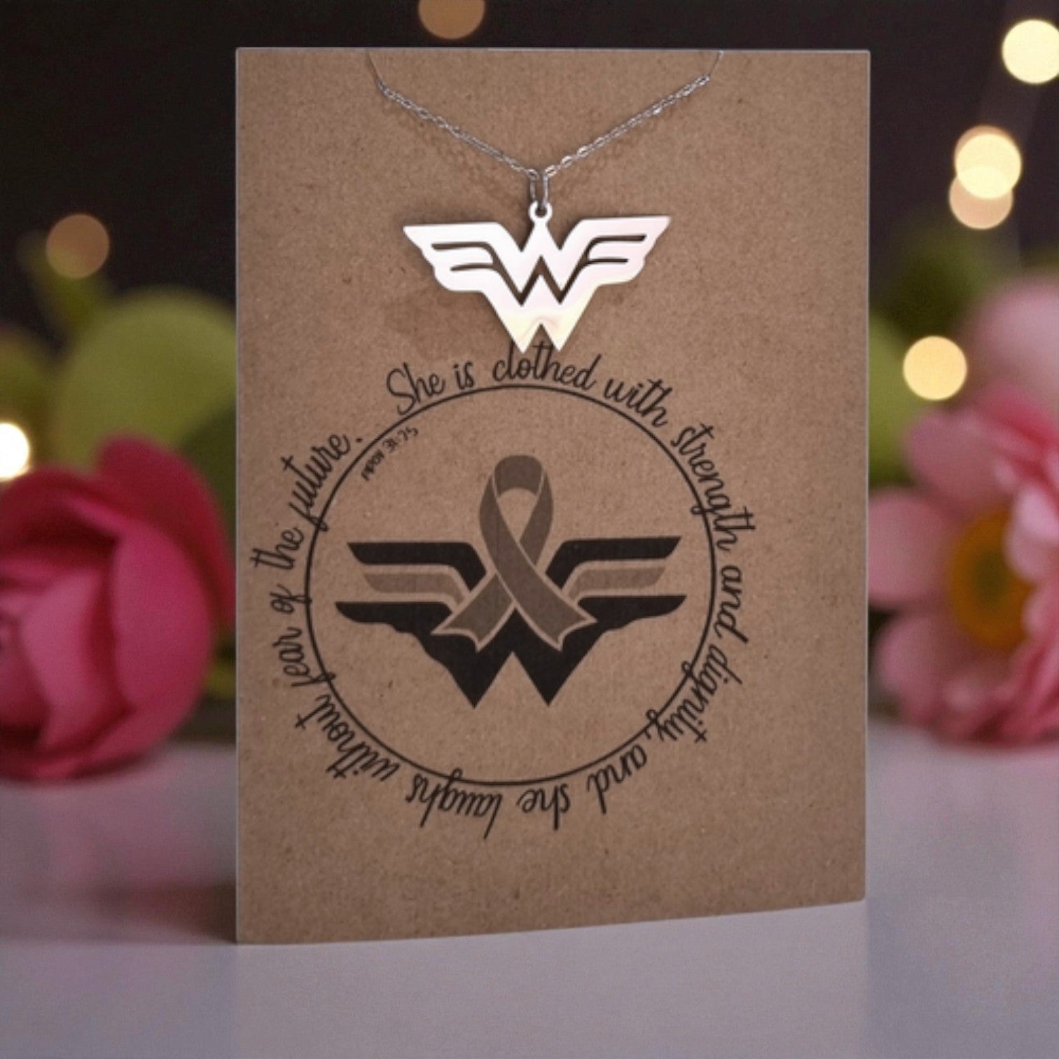 Wonder Woman Pendant and Chain - Card 570
