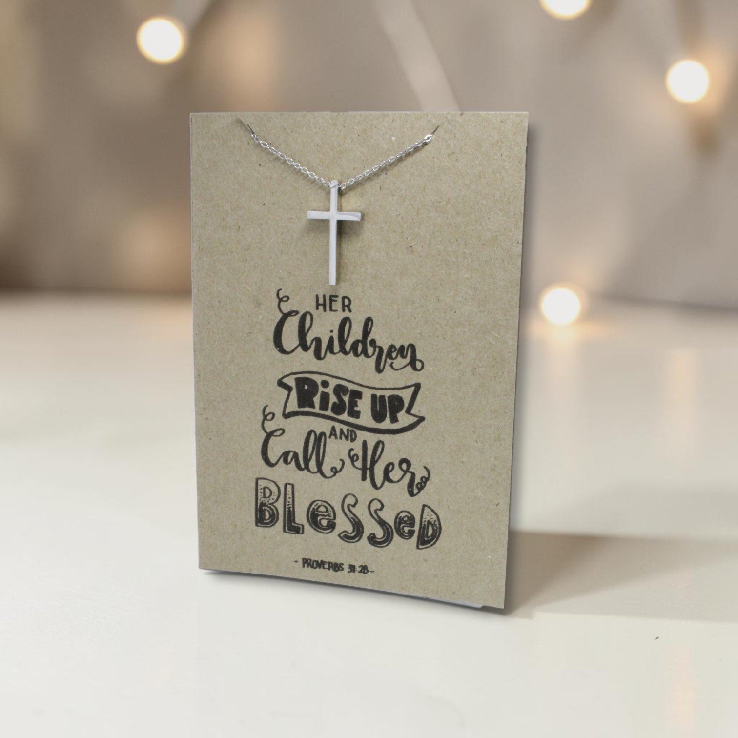 Cross Pendant & Chain - Card 66