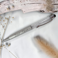 Personalized Crystal Stylus Pen - Silver*