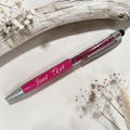 Personalized Crystal Stylus Pen - Dark Pink*