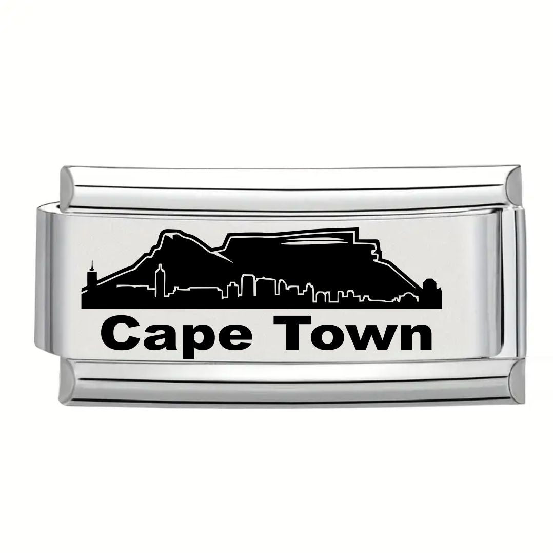 9mm Laser Engraved Charm - Cape Town Superlink
