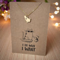 Cat Pendant & Chain - Card 371