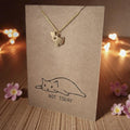 Cat Pendant & Chain - Card 372