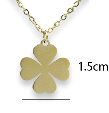 Clover Pendant & Chain - Card 474