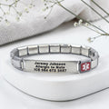 9mm Medical Alert Connector Charm Bracelet