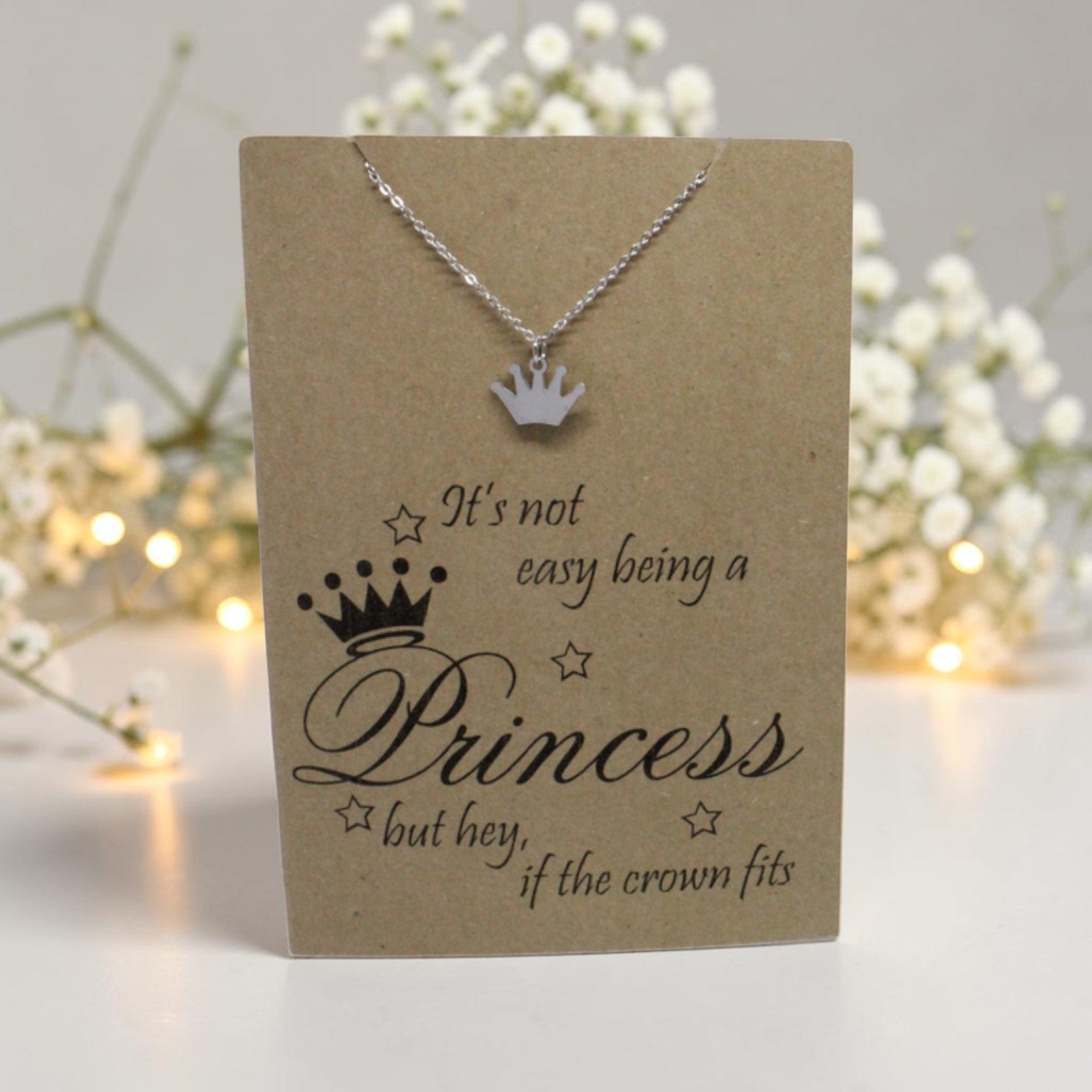 Crown Pendant & Chain - Card 143
