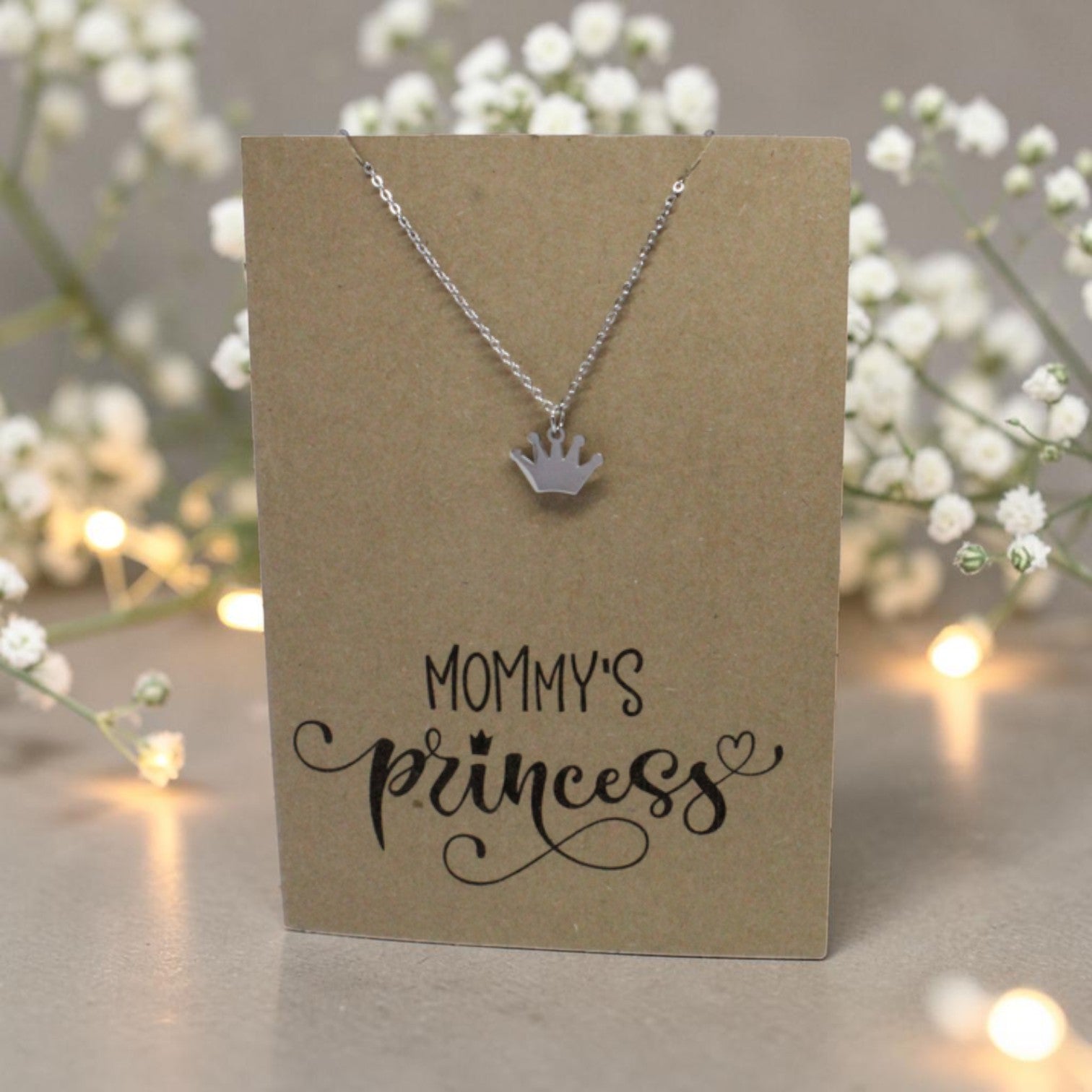 Crown Pendant & Chain - Card 145