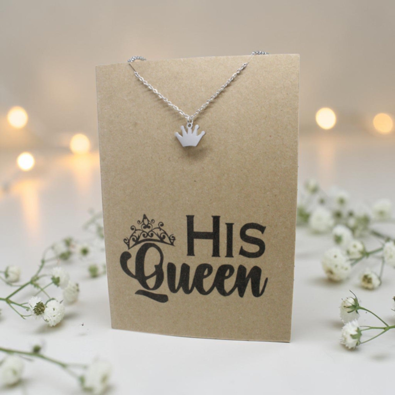 Crown Pendant & Chain - Card 213