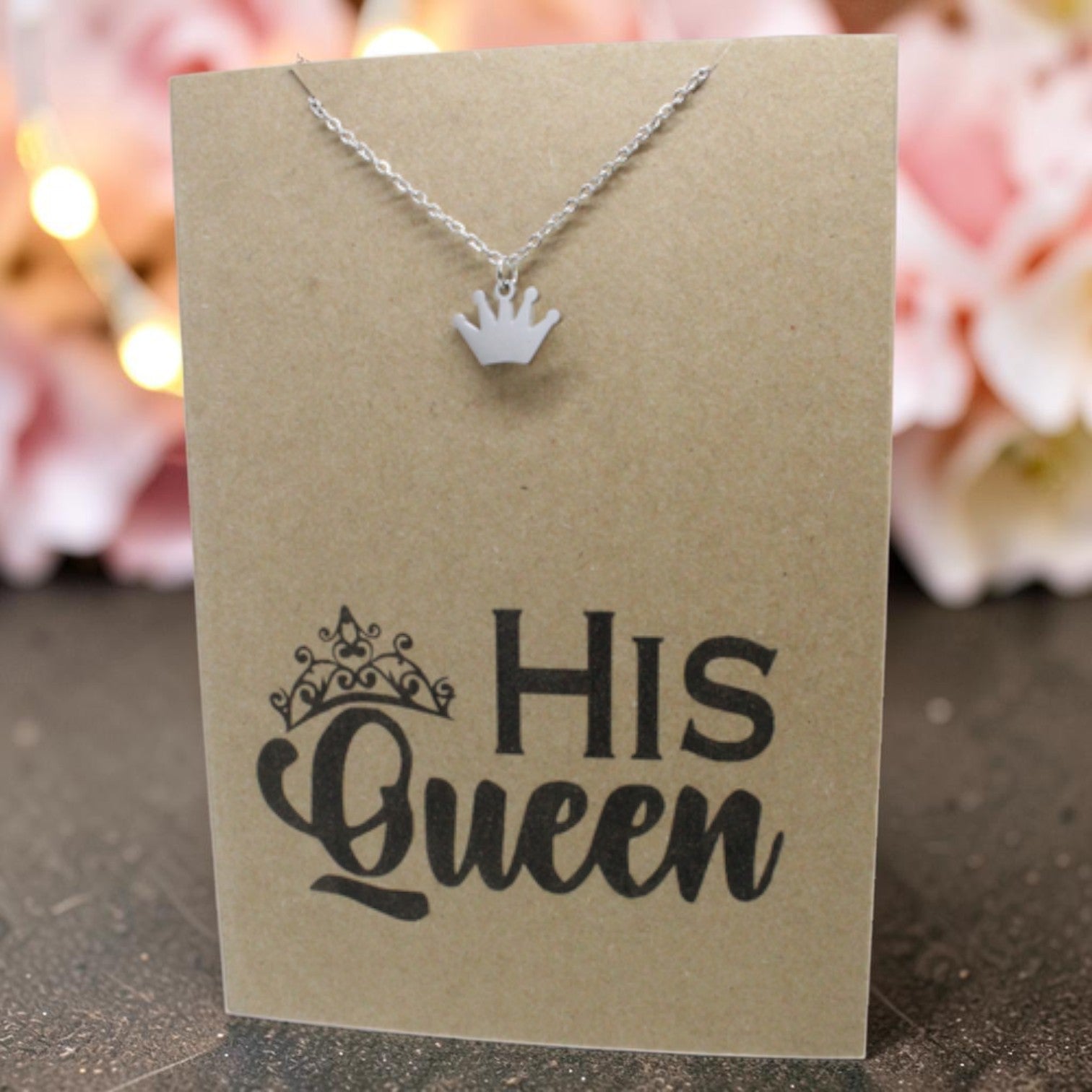 Crown Pendant & Chain - Card 213