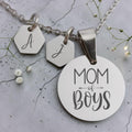 Custom Engraved Round & Hexagon Pendants and Chain