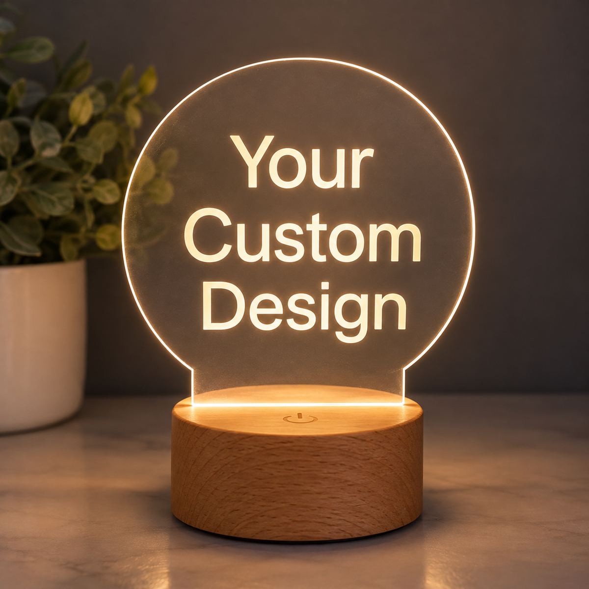 Personalized Custom LED Night Light