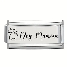 9mm Laser Italian Charm - Dog Mamma Superlink