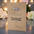 Dragonfly Pendant & Chain - Card 357