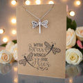 Dragonfly Pendant & Chain - Card 358