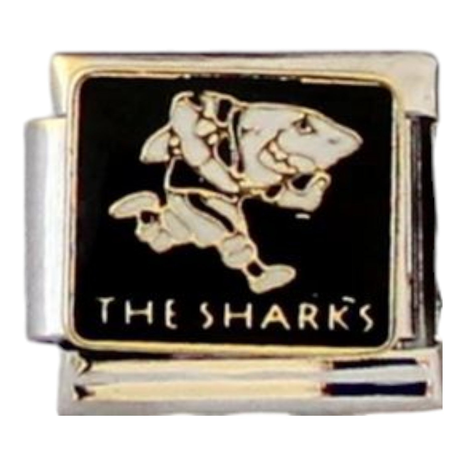 The Sharks Rugby 9mm Charm (colour may vary)