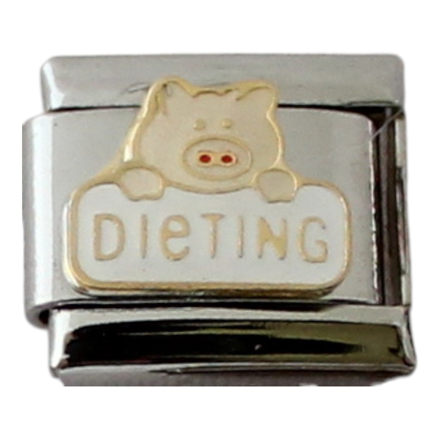 Dieting Pig 9mm Charm
