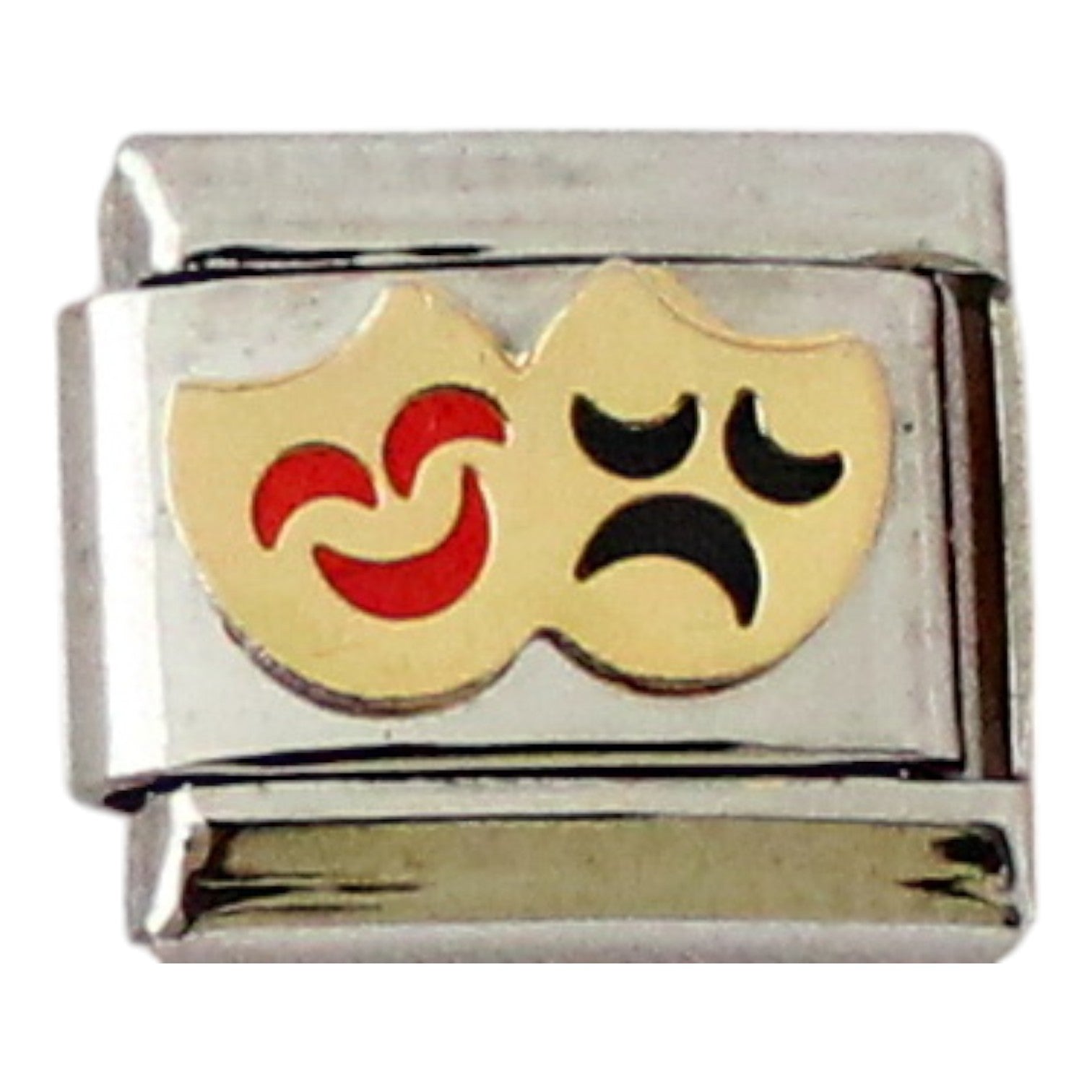 Theatre Masks 9mm Charm