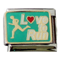 Love to Run 9mm Charm