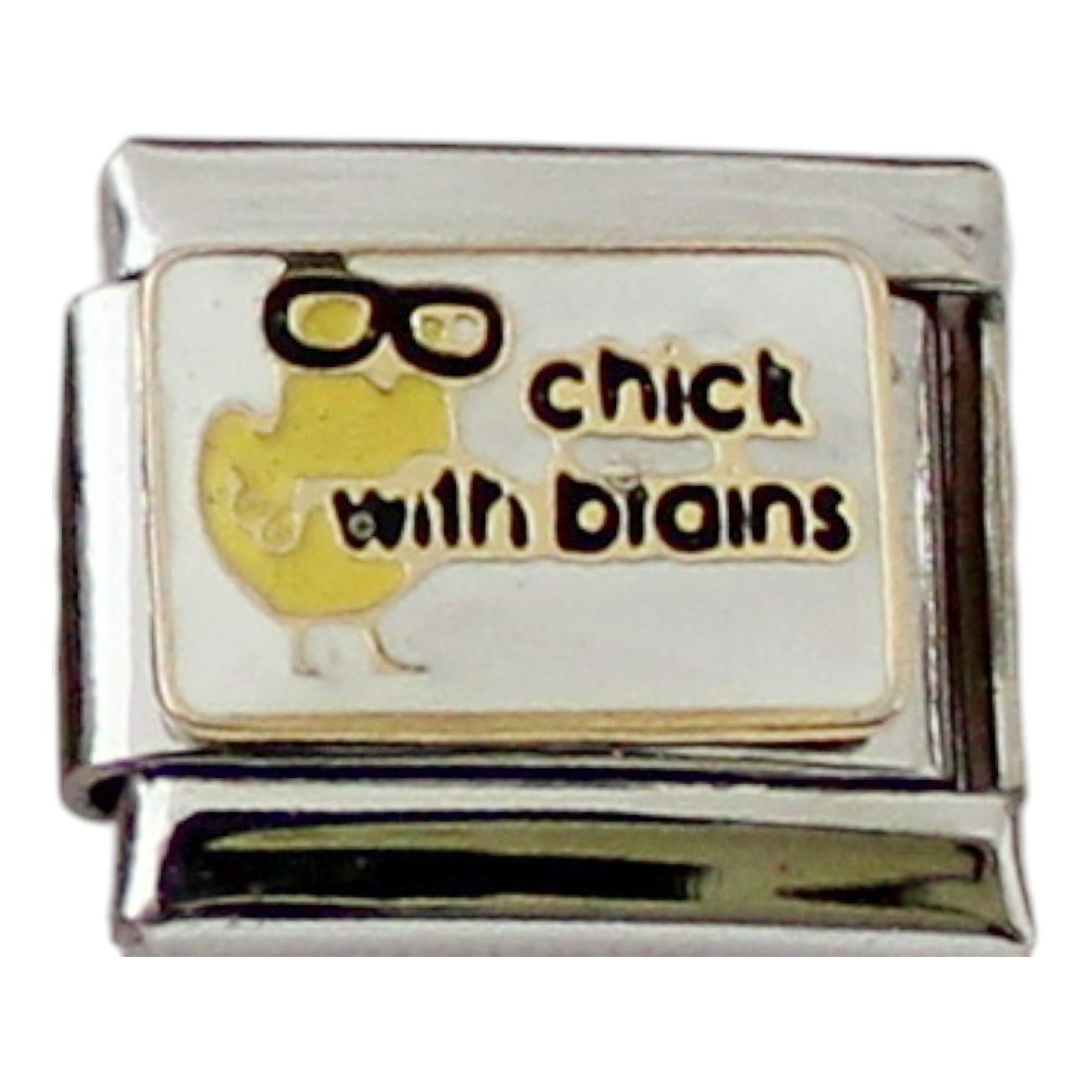 Chick with Brains 9mm Charm