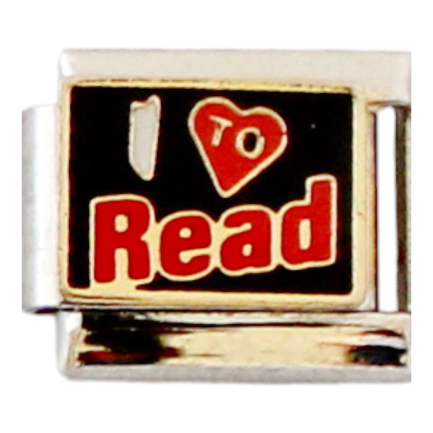 I love to read 9mm Charm