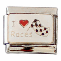 I love races 9mm Charm