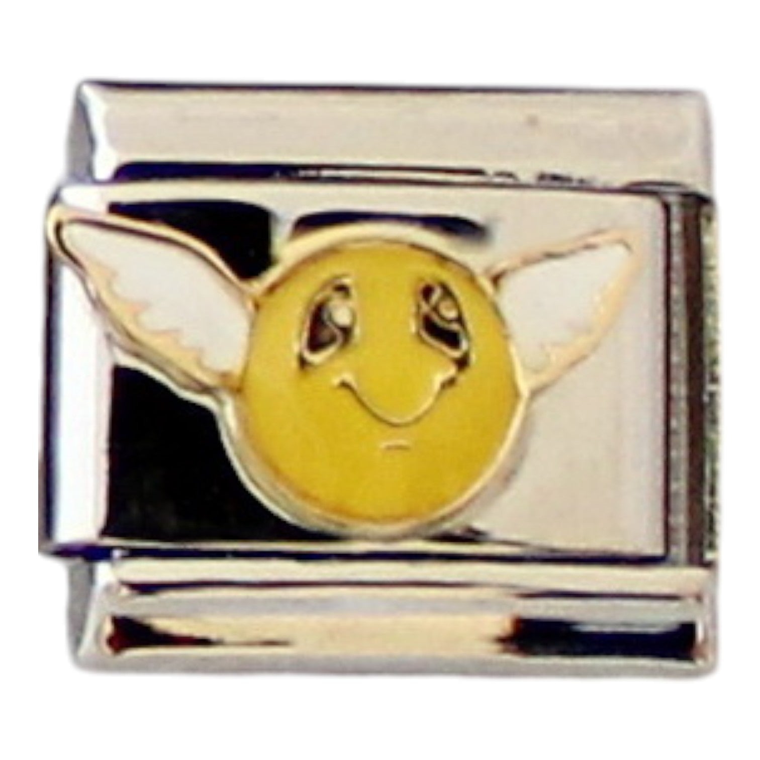 Smiley face with wings 9mm Charm