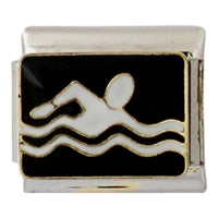 Swimming 9mm Charm