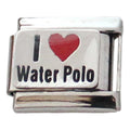 I Love Waterpolo 9mm Charm