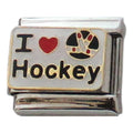 I Love Hockey 9mm Charm