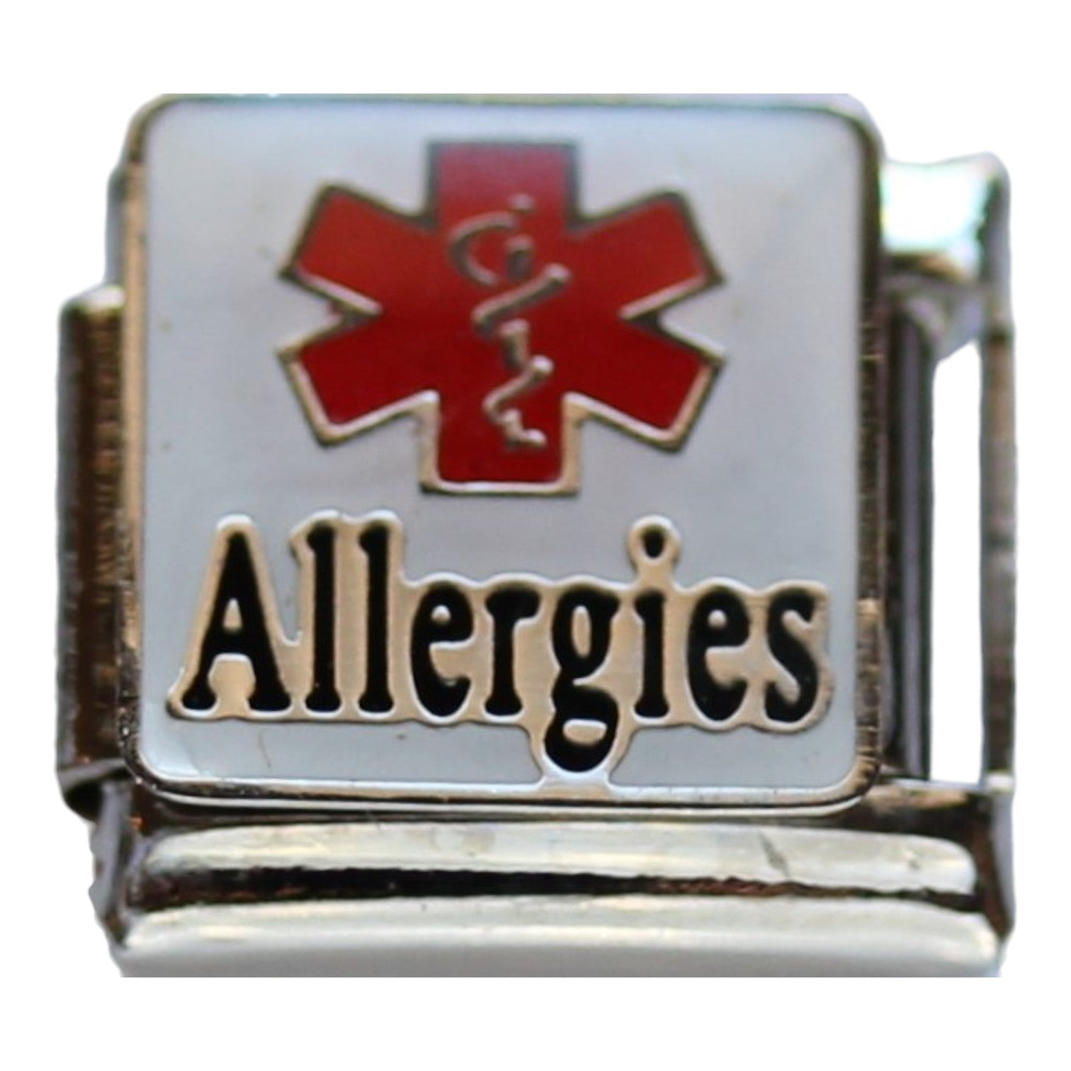 Medical Alert - Allergies 9mm Charm