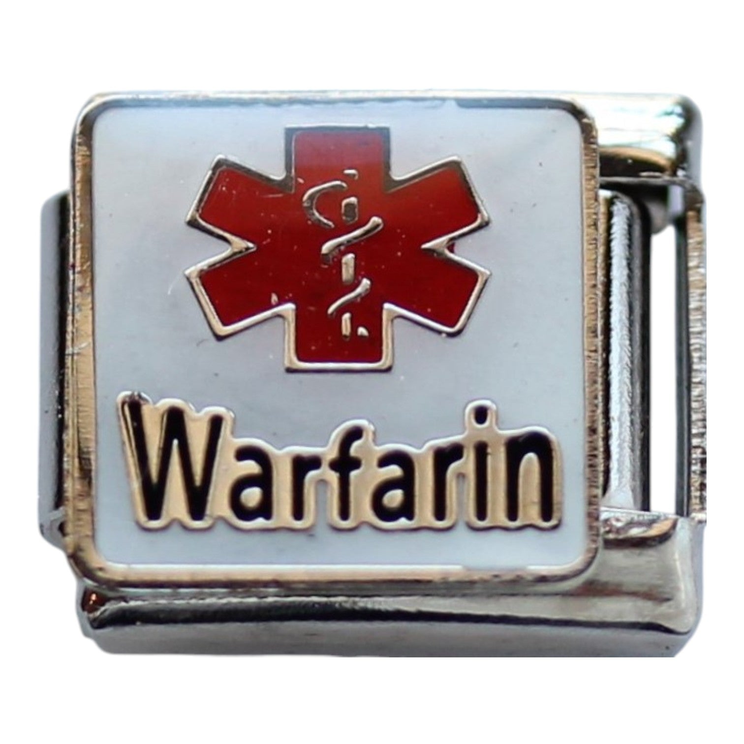Medical Alert - Warfarin 9mm Charm