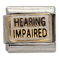 Medical Alert - Hearing Impaired 9mm Charm