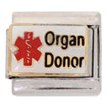Organ Donor 9mm Charm