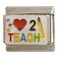 Love 2 Teach 9mm Charm