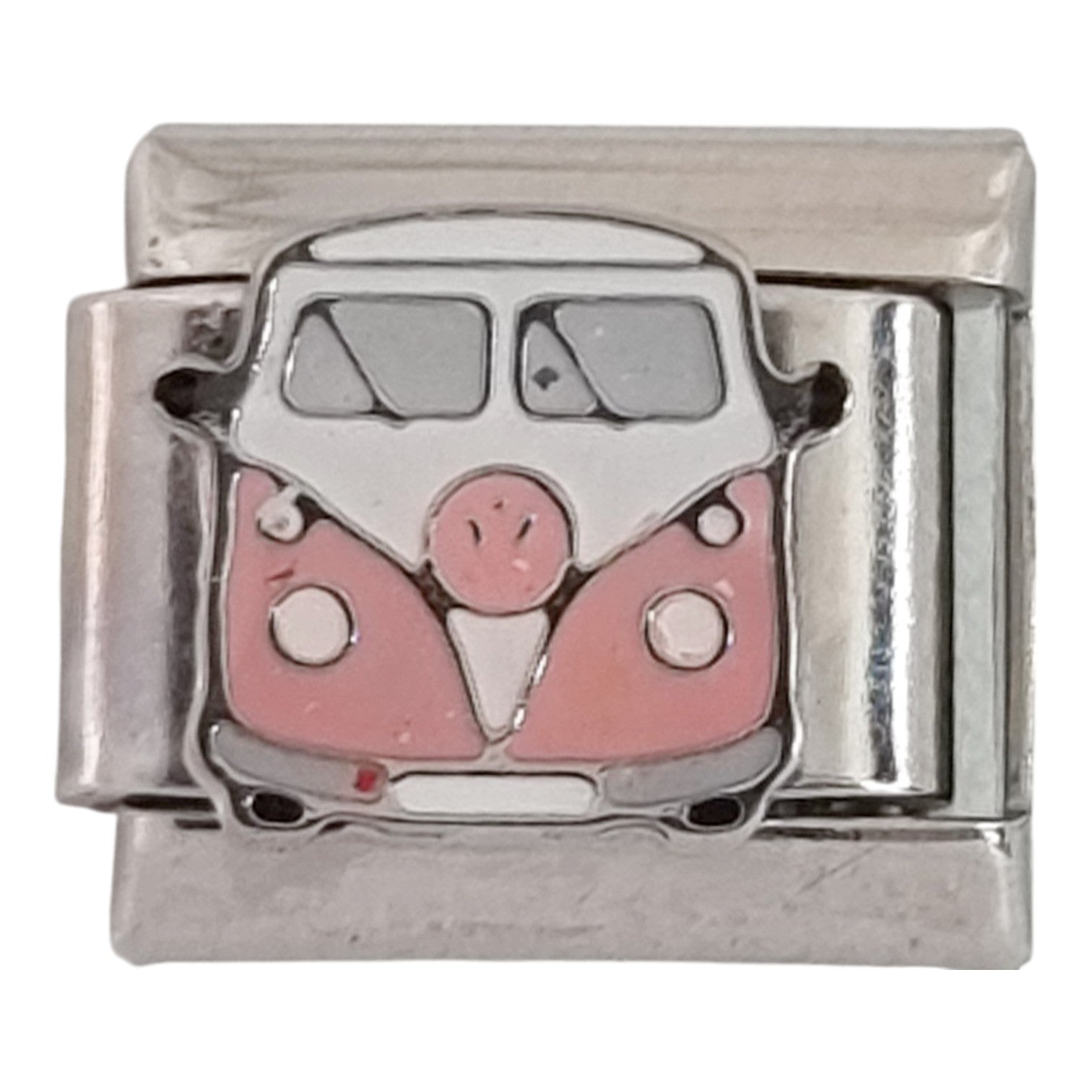 Pink VW Bus 9mm Charm