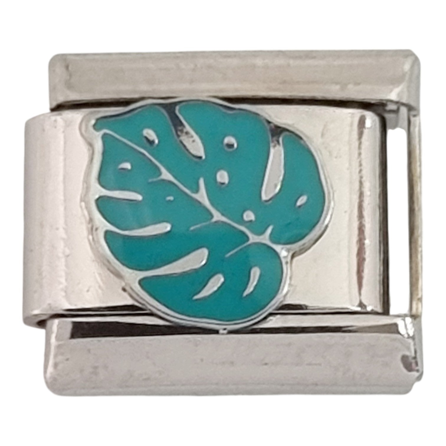 Tropical Leaf 9mm Charm
