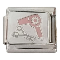 Hairdryer Scissors 9mm Charm